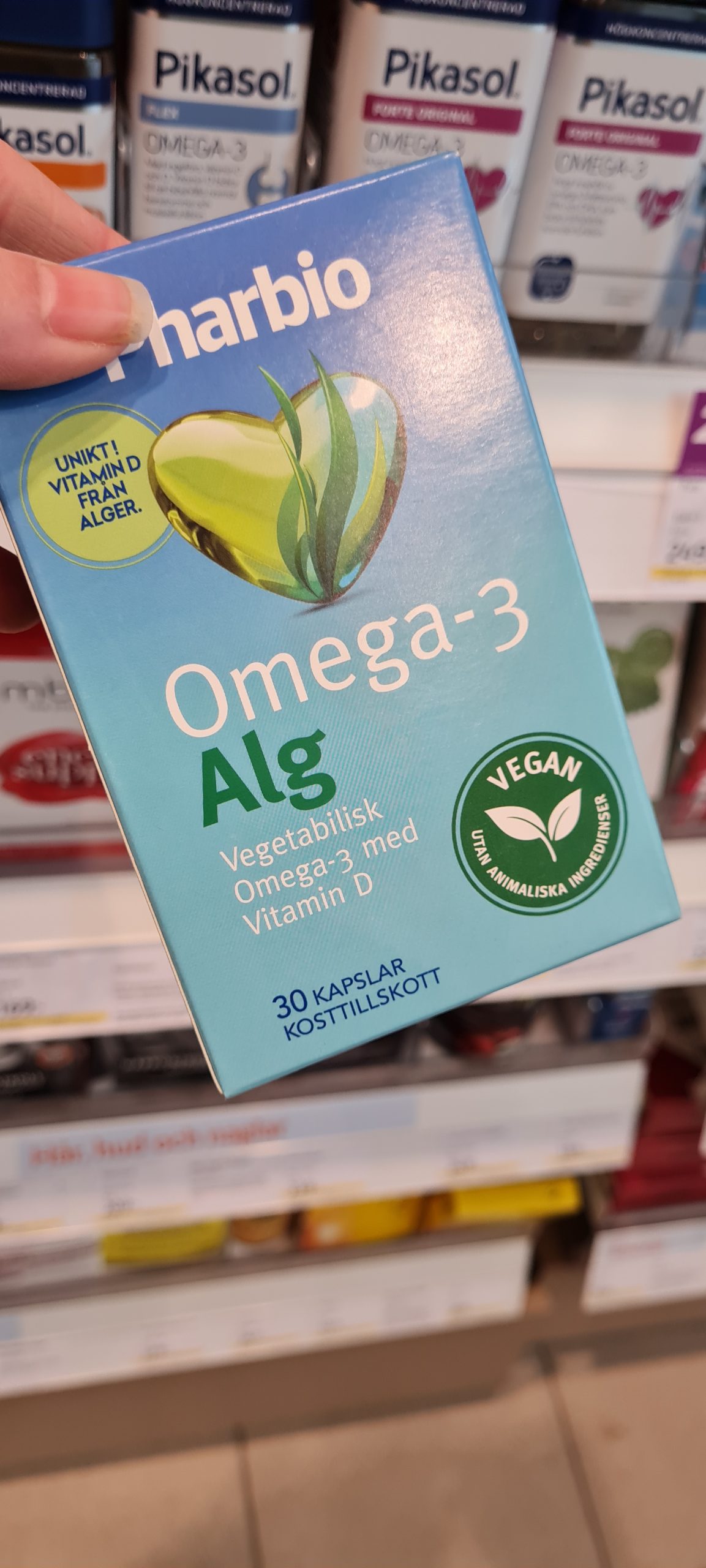 Omega 3 alg vegan från Pharbio