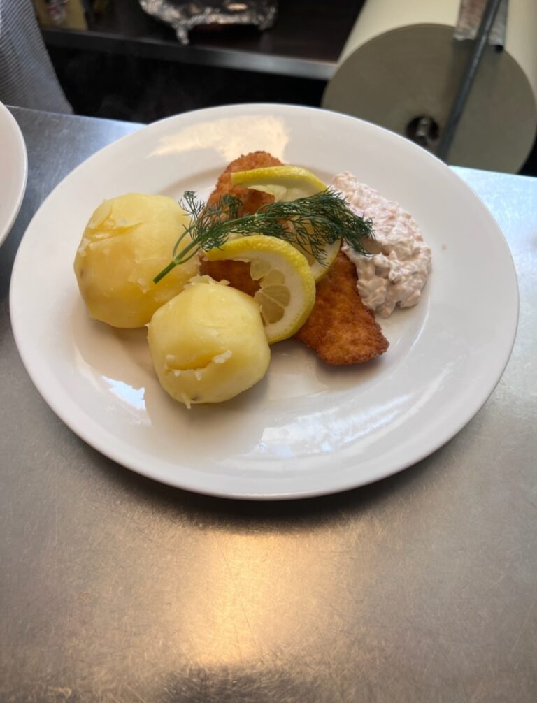 Dill & citron är ett måste när man serverar rödstpätta