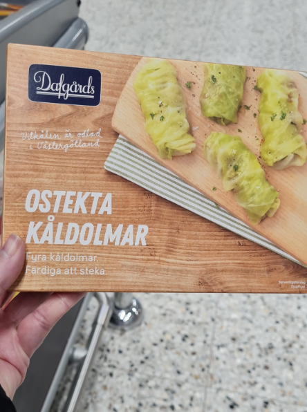 Dafgårds ostekta kåldolmar